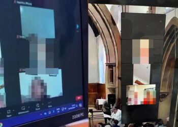 Vrouw gaat douchen tijdens livestream uitvaart en vergeet dat camera nog aanstaat